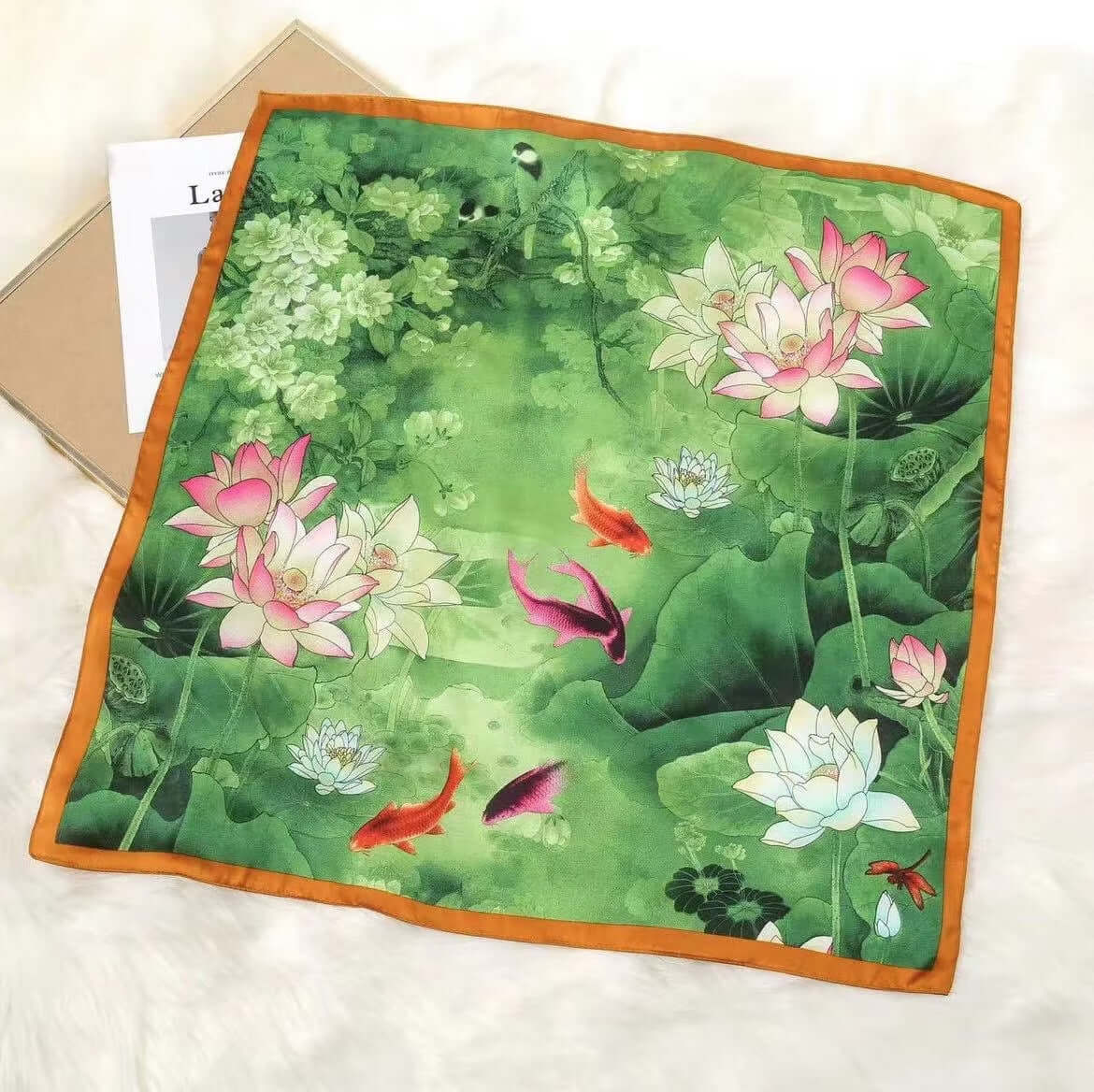 Women's Silk Scarf Sun-protective