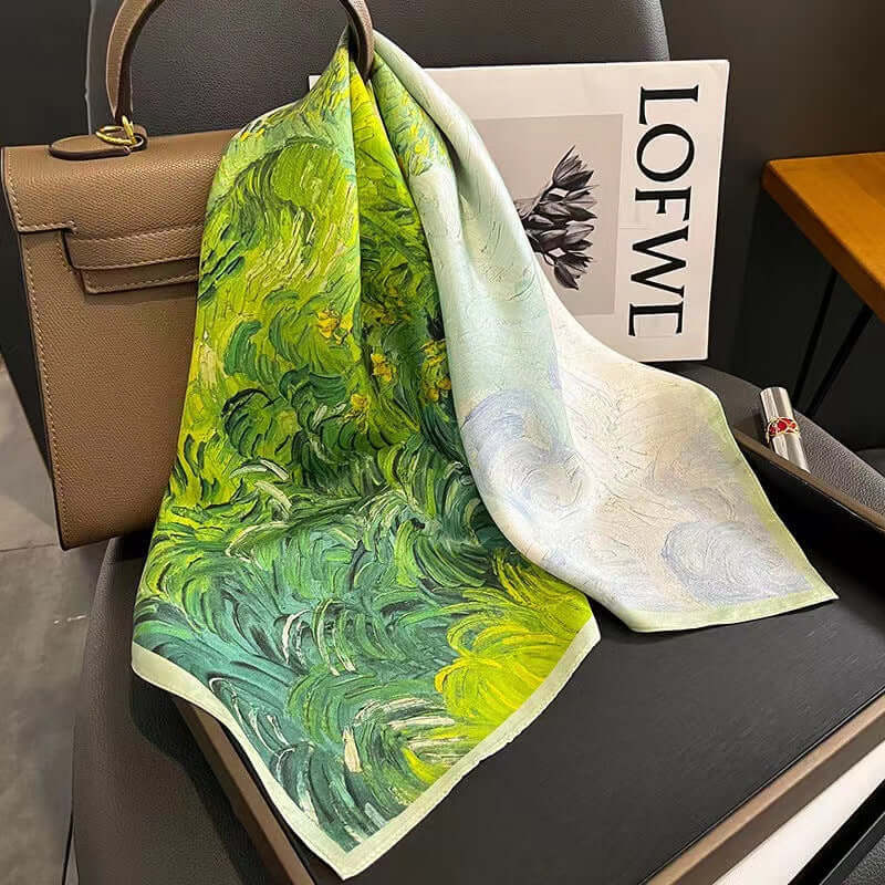 Women's Silk Scarf Sun-protective