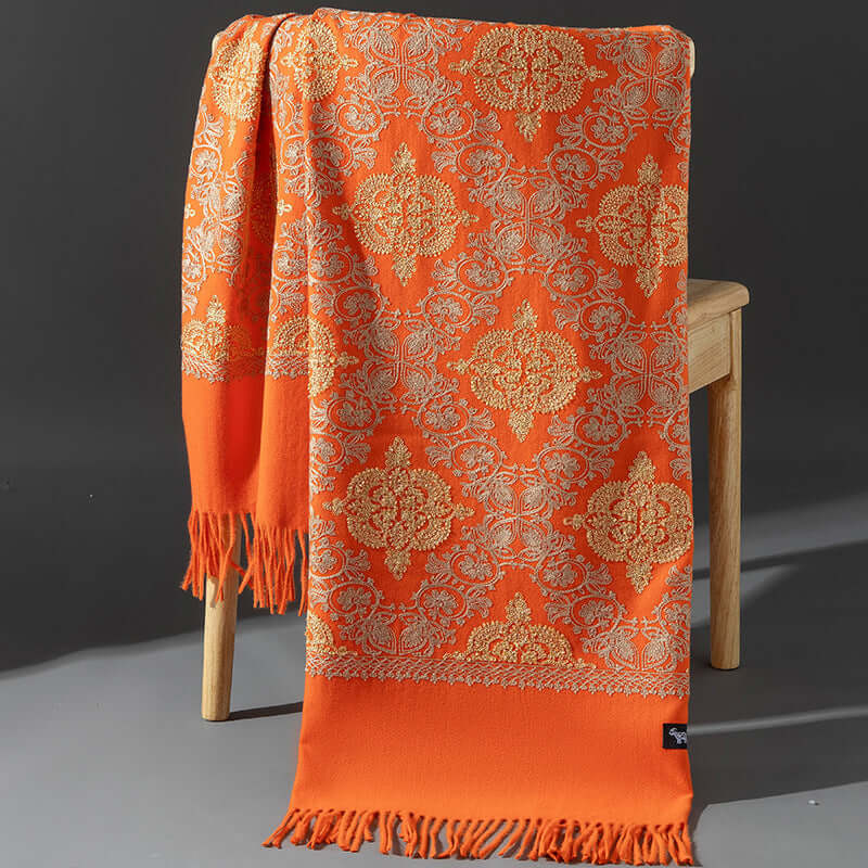 Women's Crown-Embroidered Versatile Scarf