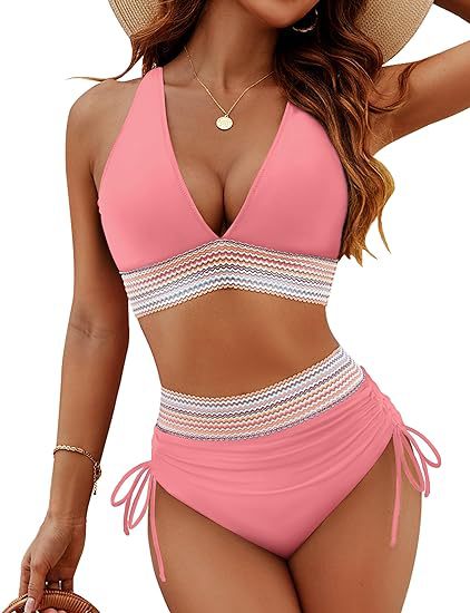 Women's Fashion High Waist Bikini Split Suit