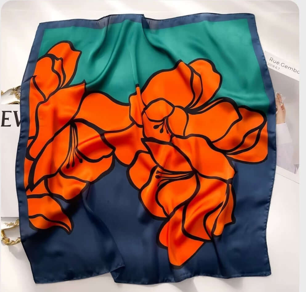 Women's Silk Scarf Sun-protective