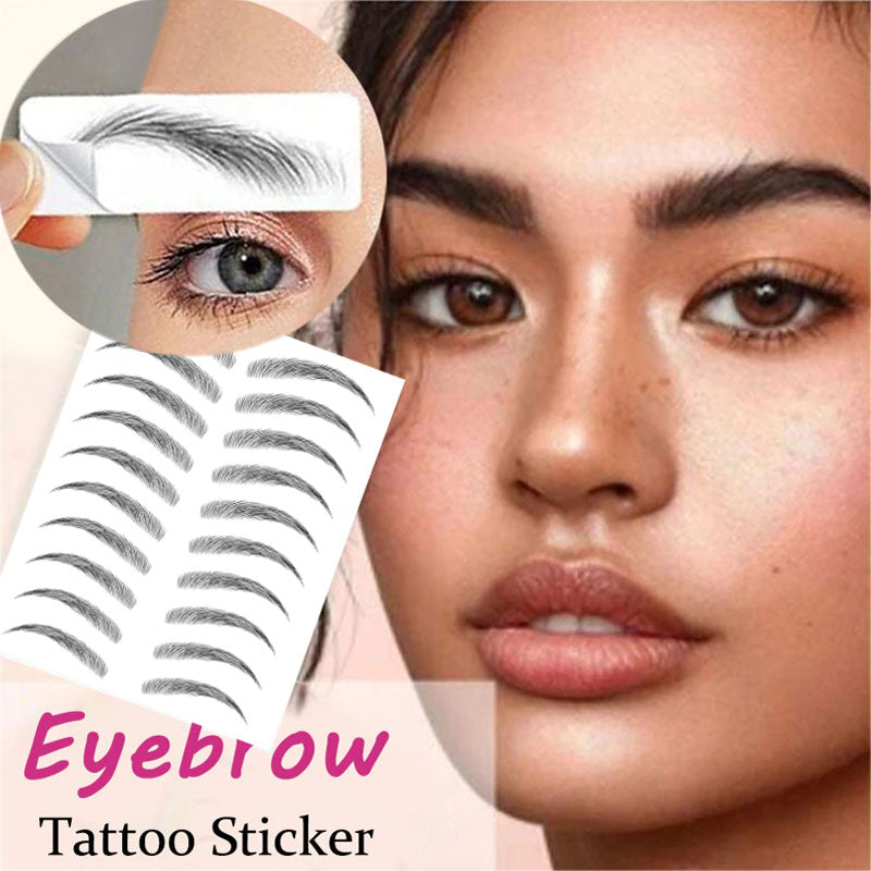 Eyebrow Tattoo Sticker Waterproof Cosmetics Long Lasting Makeup False Eyebrows Stickers