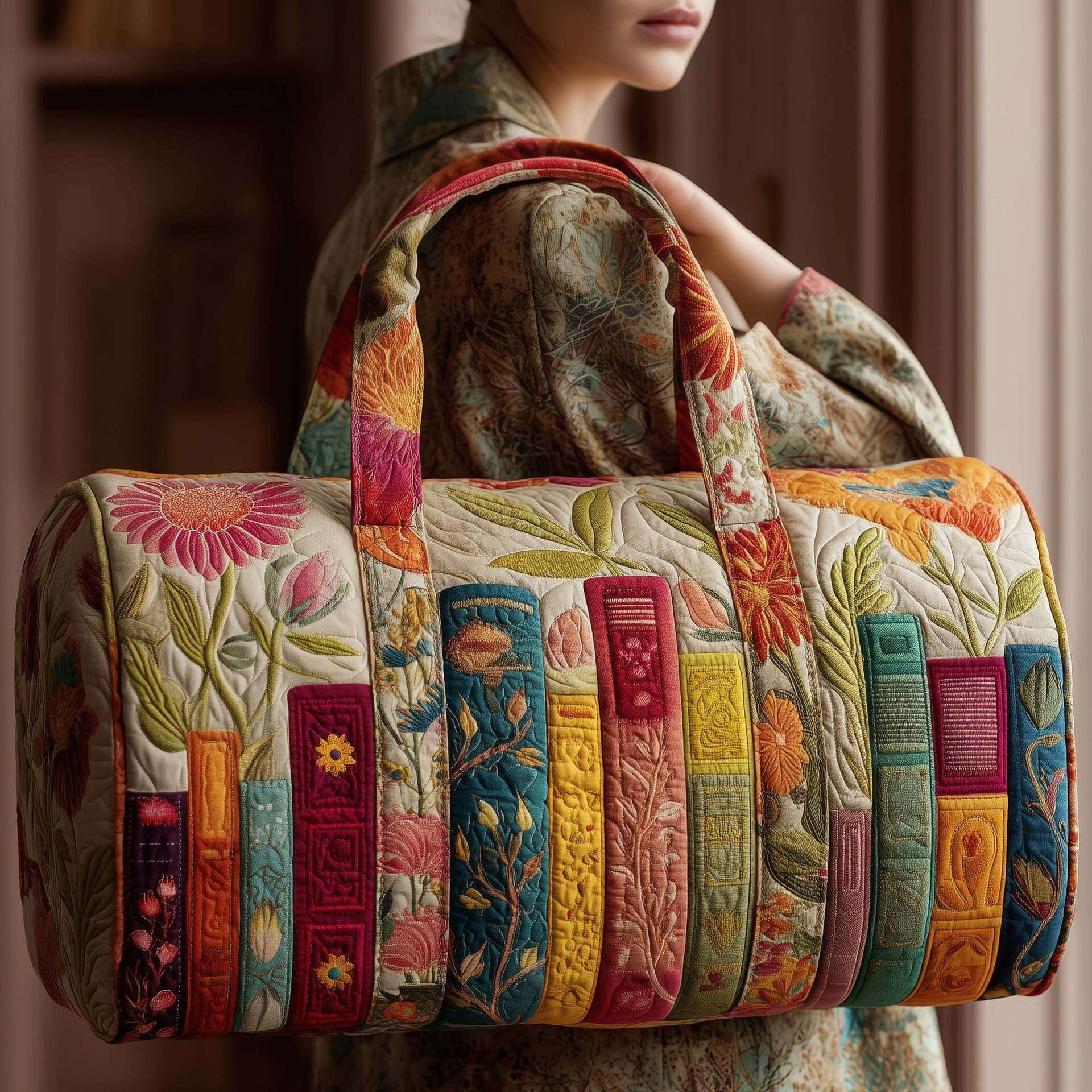 Women's Handheld Travel Bag — Compact Beauty Organizer for On-the-Go