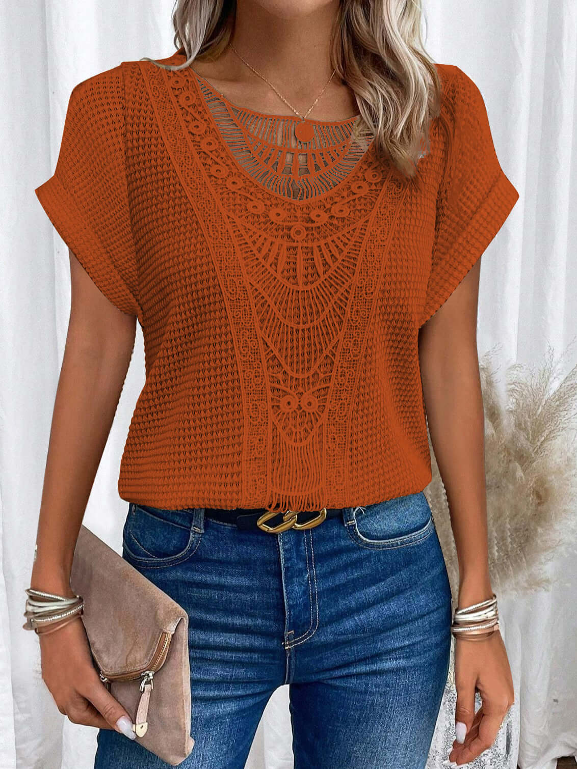 Unique Design stylish and Beautiful Short-sleeved T-shirt