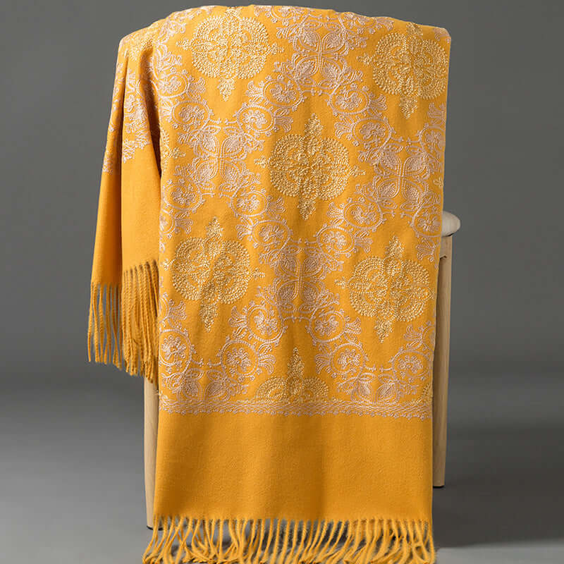 Women's Crown-Embroidered Versatile Scarf