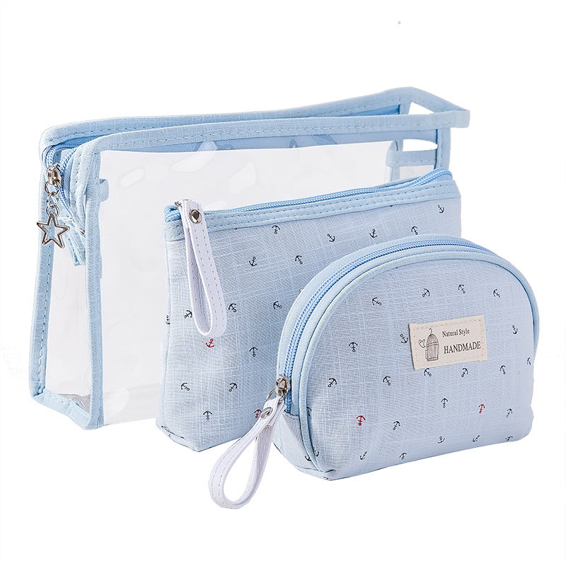 Three-piece Makeup Bag