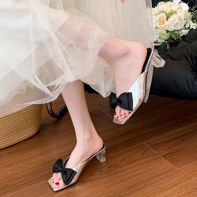 Women Butterfly bow slippers