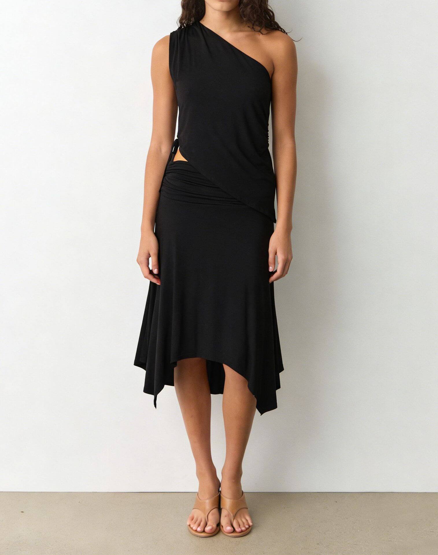 Women's Summer Hollow-Out Lace-Up Two-Piece Set