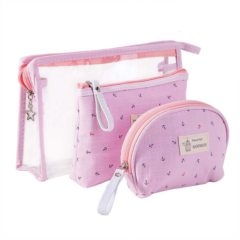 Three-piece Makeup Bag