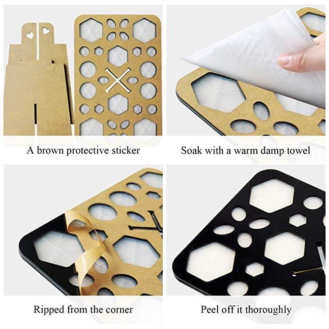 14 Hole Make up Brush Set Dry Rack