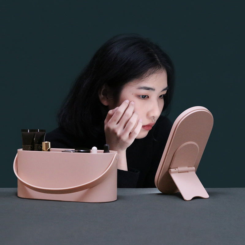 Travel Make-Up Box Led Rechargeable