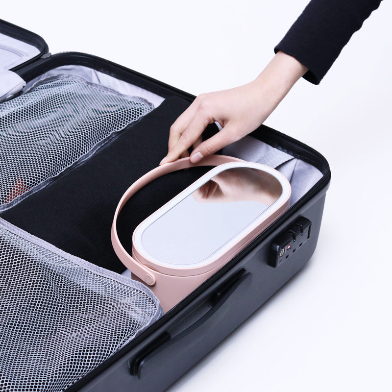 Travel Make-Up Box Led Rechargeable