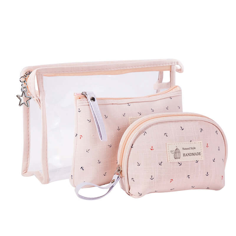 Three-piece Makeup Bag