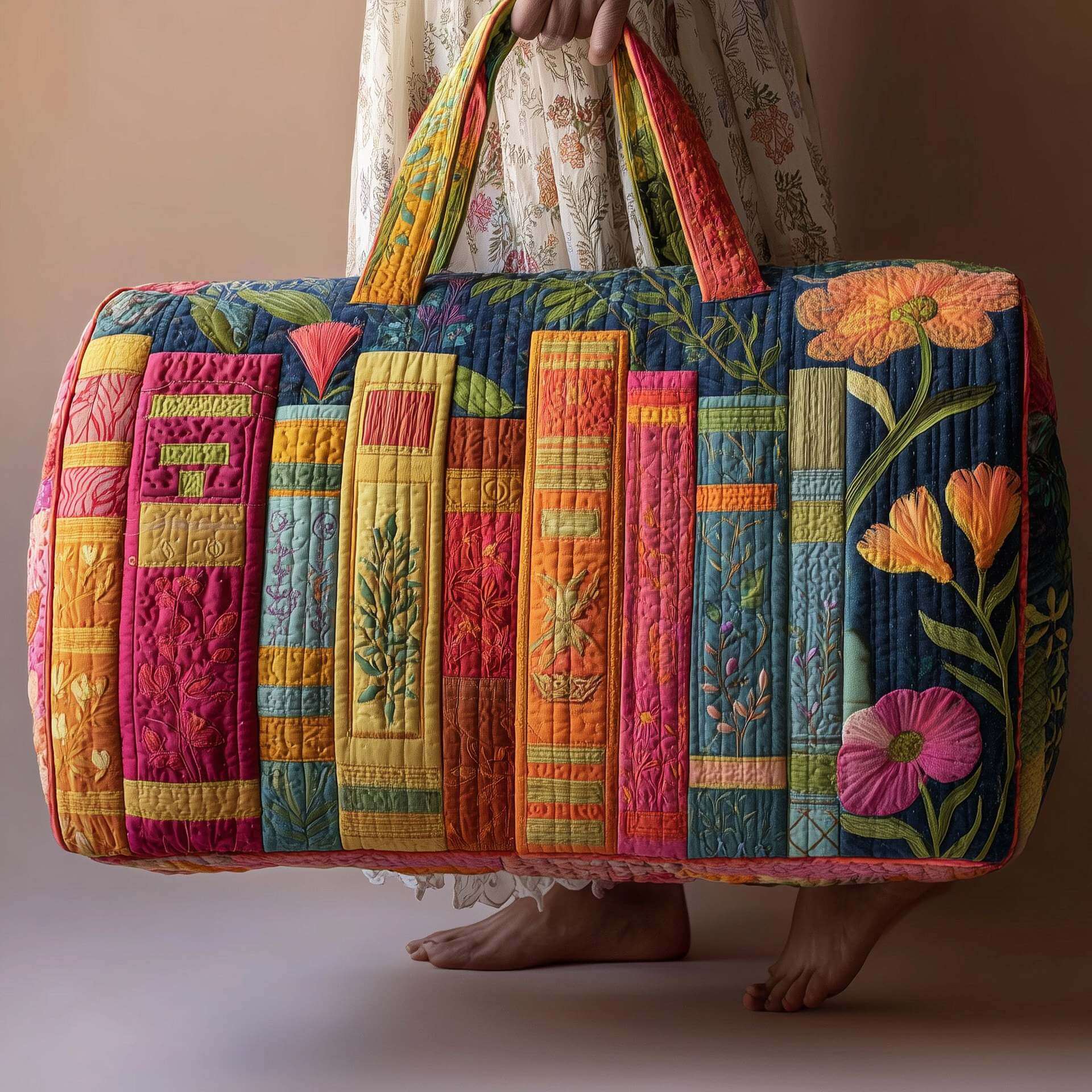 Women's Handheld Travel Bag — Compact Beauty Organizer for On-the-Go