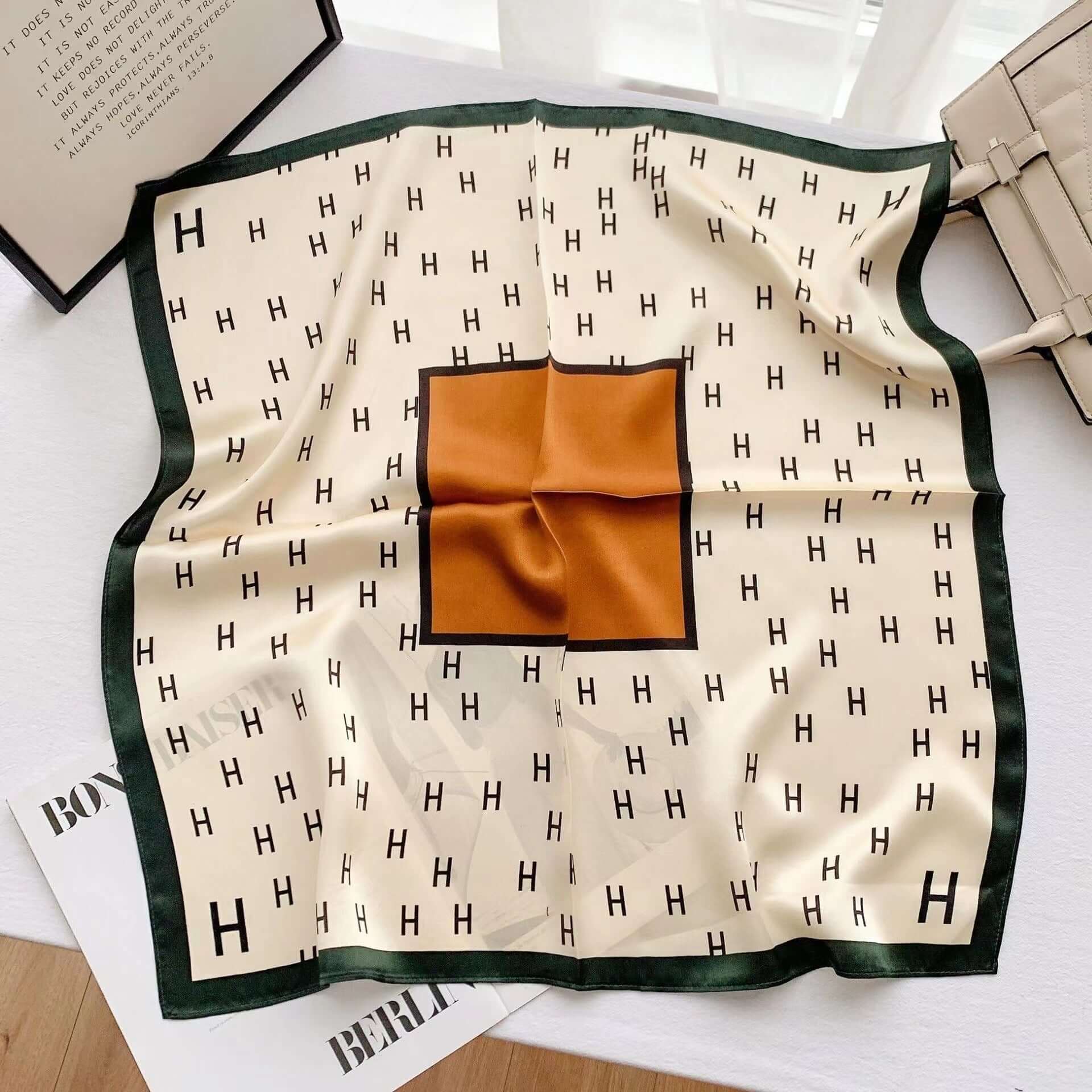 Women's Silk Scarf Sun-protective