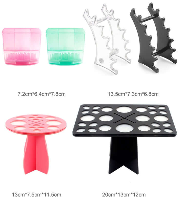 14 Hole Make up Brush Set Dry Rack