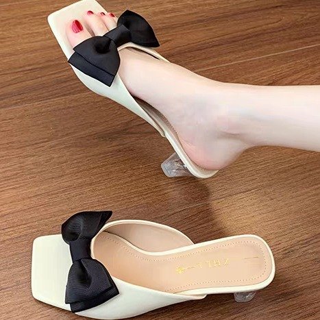 Women Butterfly bow slippers