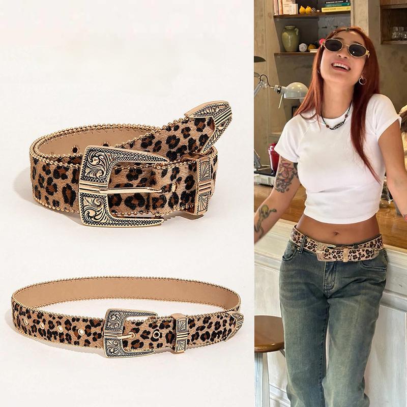 Women's Leopard-Print Versatile Sassy Waist Belt