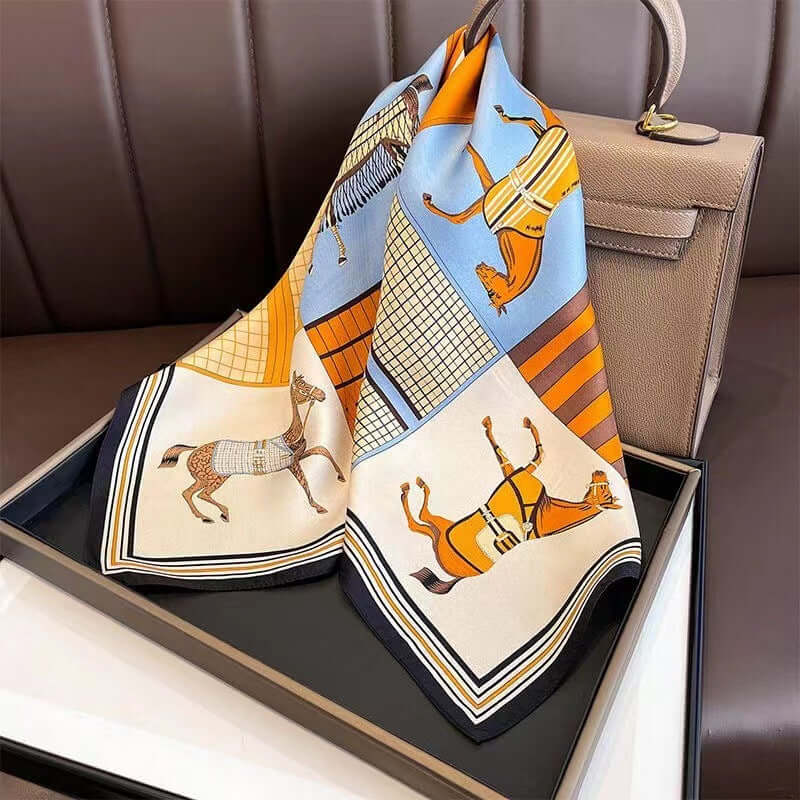 Women's Silk Scarf Sun-protective
