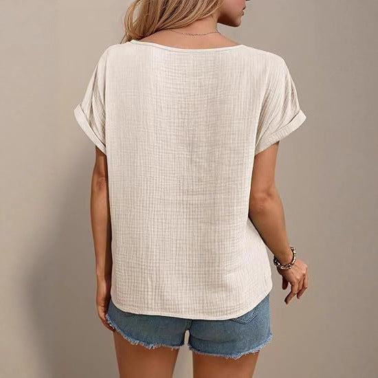Ladies' short-sleeve T-shirts.