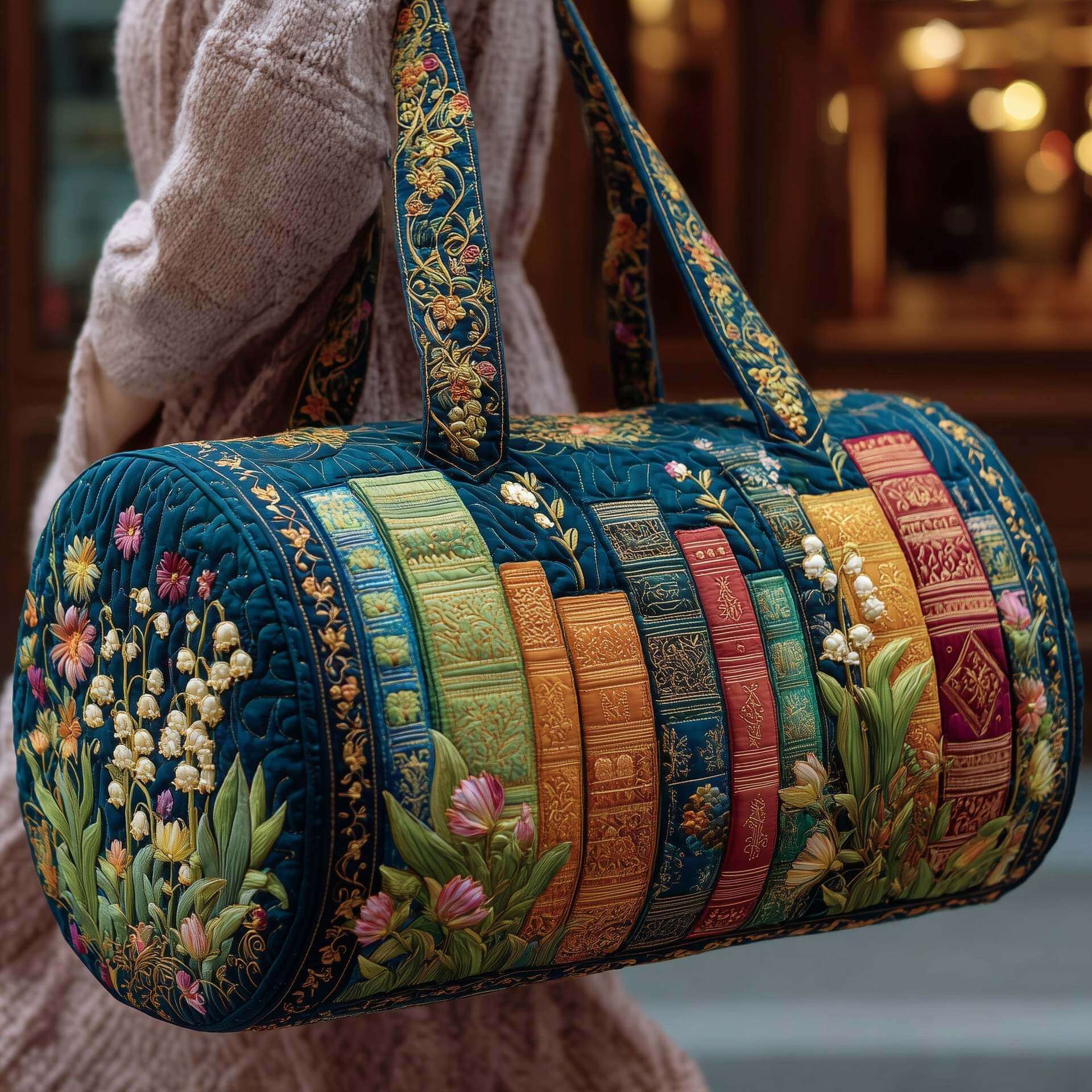 Women's Handheld Travel Bag — Compact Beauty Organizer for On-the-Go