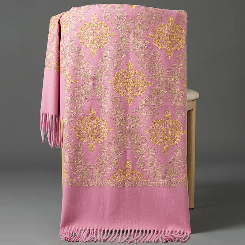Women's Crown-Embroidered Versatile Scarf