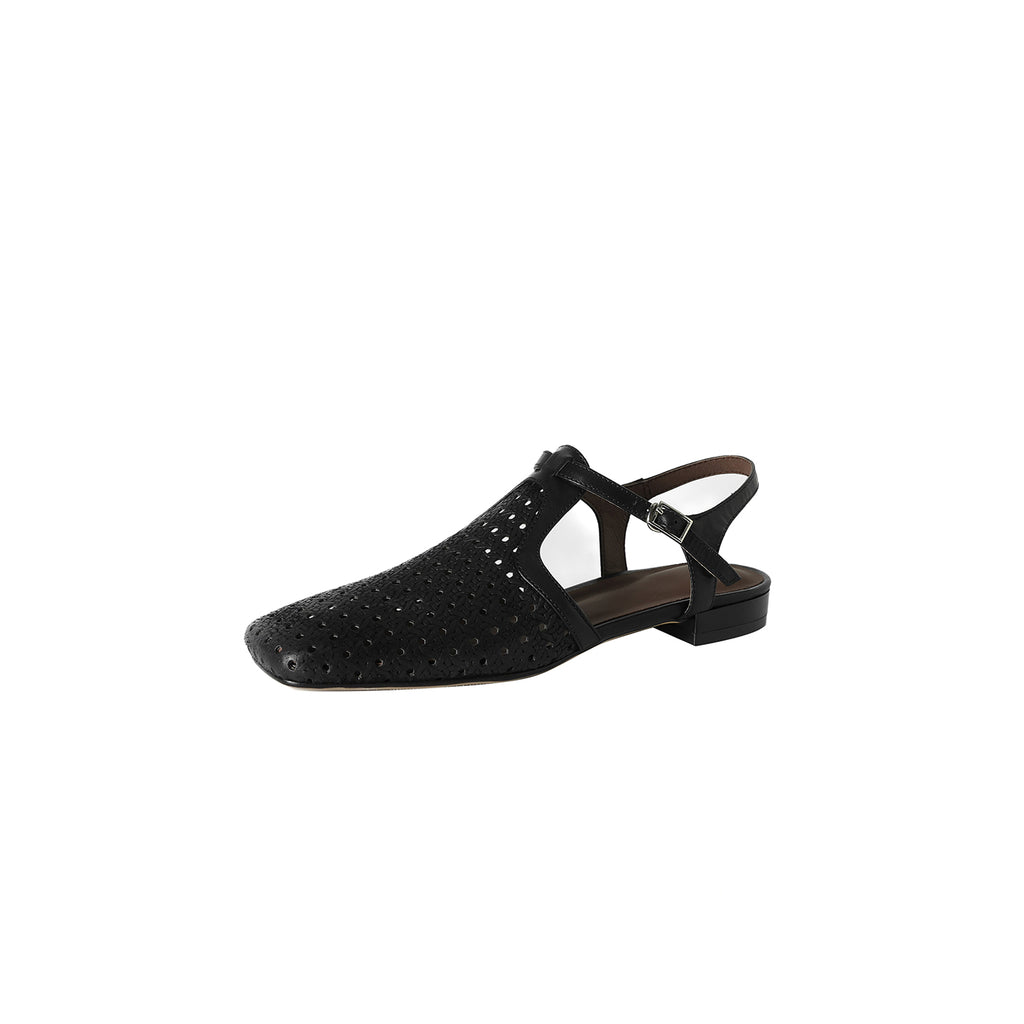 Women's T-strap slingbacks