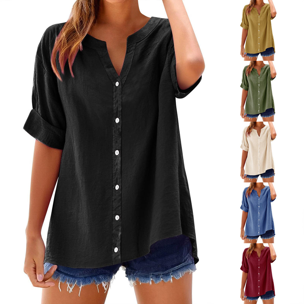 Women's European and American Fashion Versatile Top