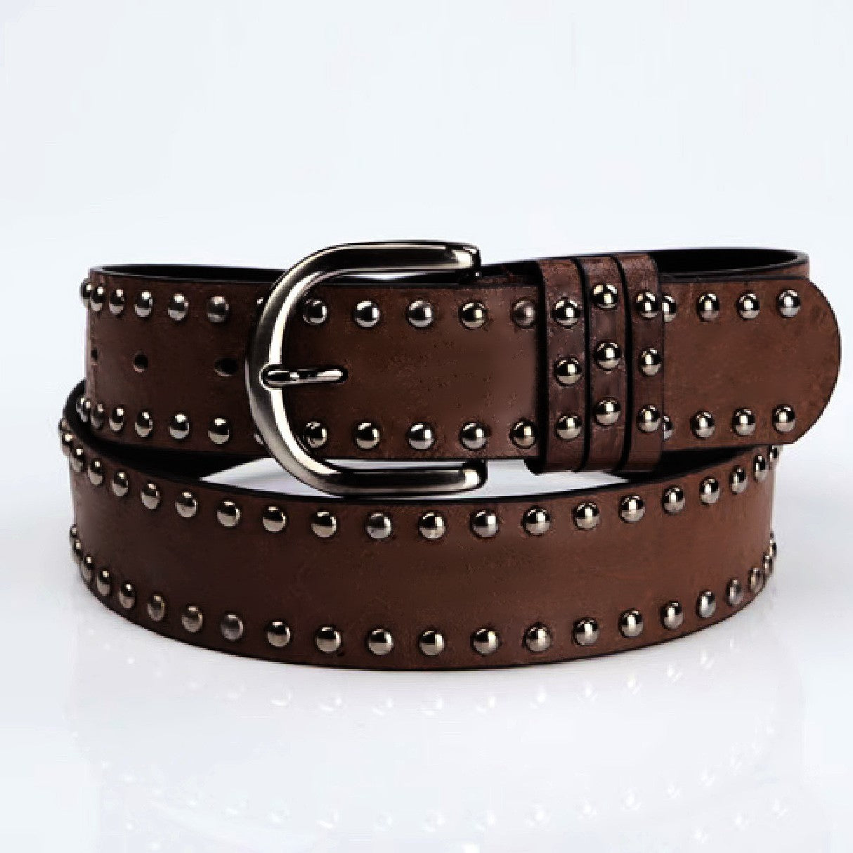 Women's Soft-leather Belt with Pin Buckle