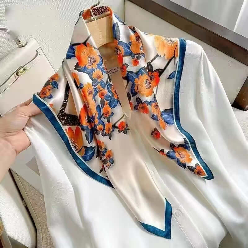 Women's Silk Scarf Sun-protective