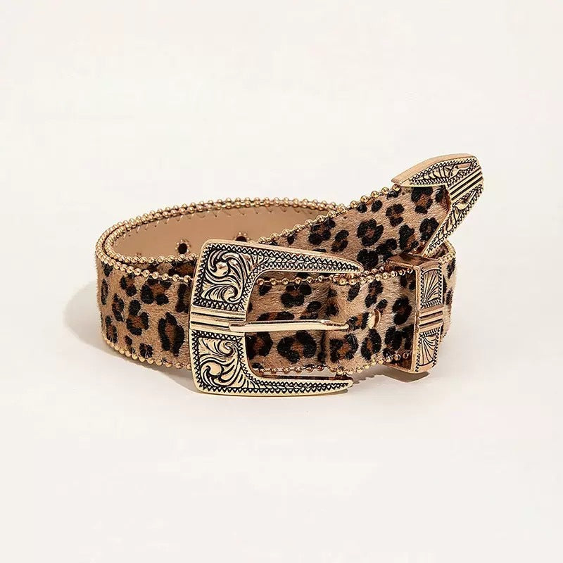 Women's Leopard-Print Versatile Sassy Waist Belt
