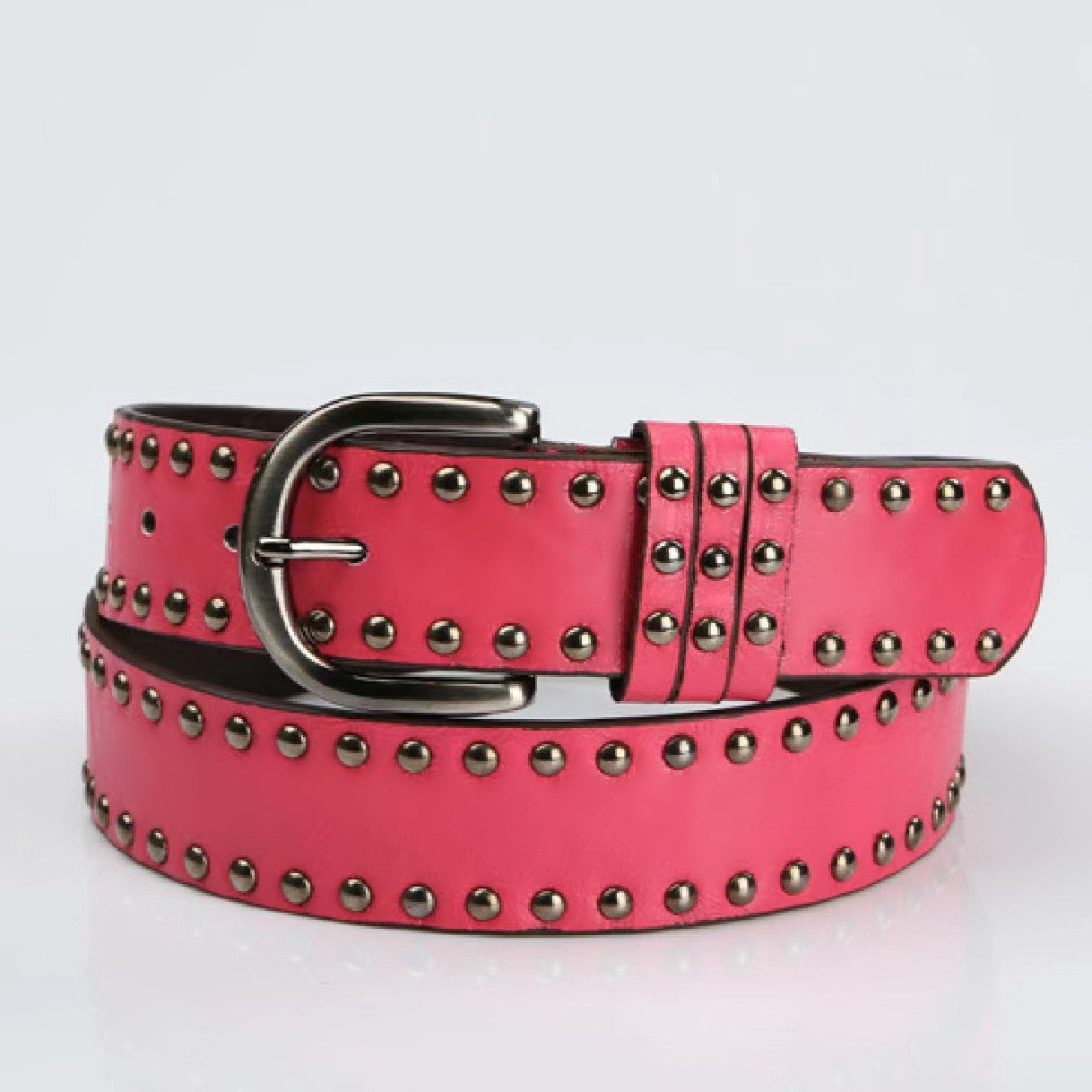 Women's Soft-leather Belt with Pin Buckle