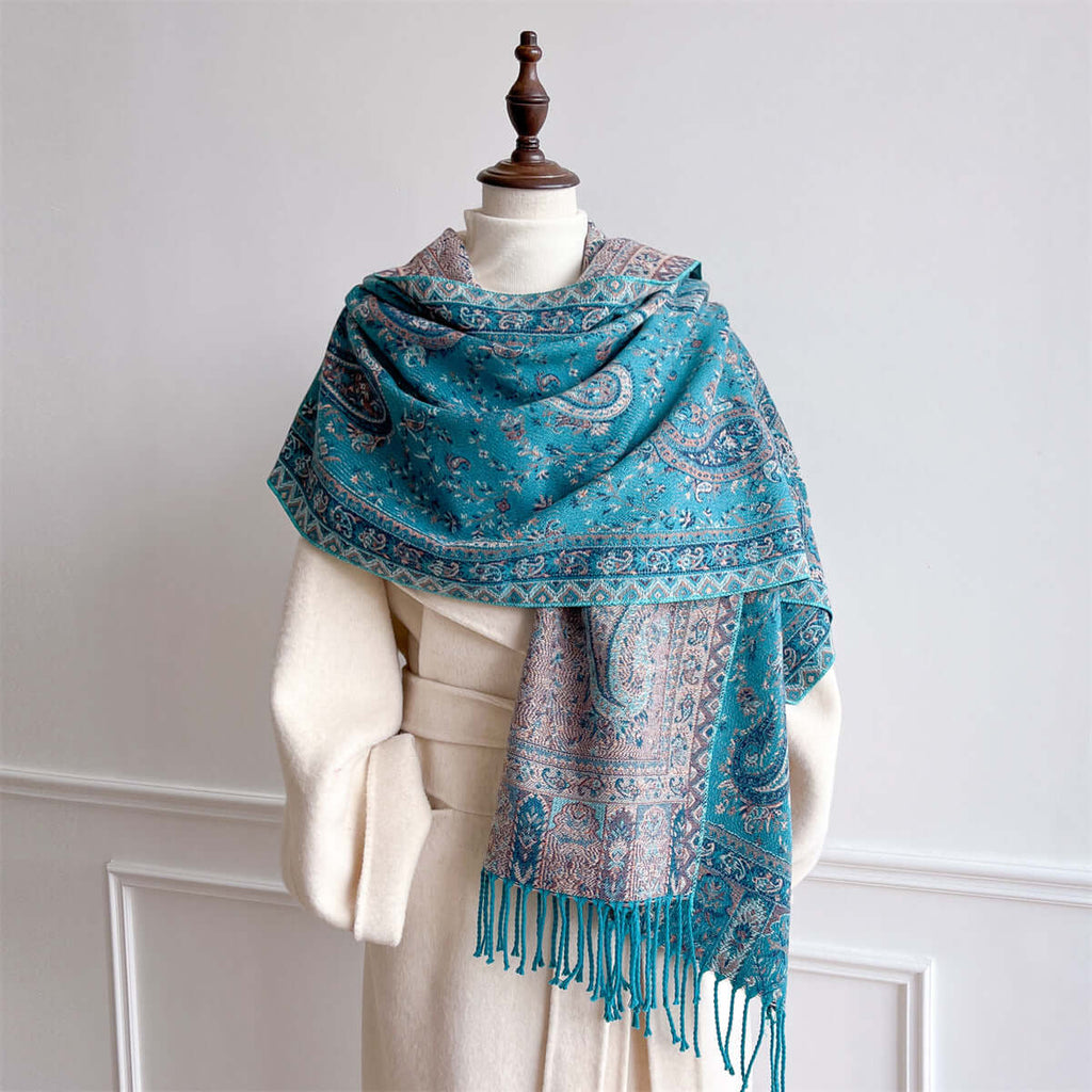 Women's Shawl Dual-Versatile Extra-thick Scarf