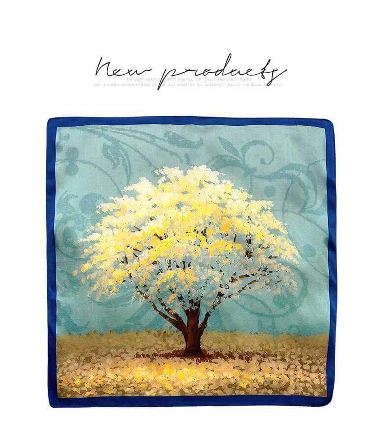 Women's Silk Scarf Sun-protective