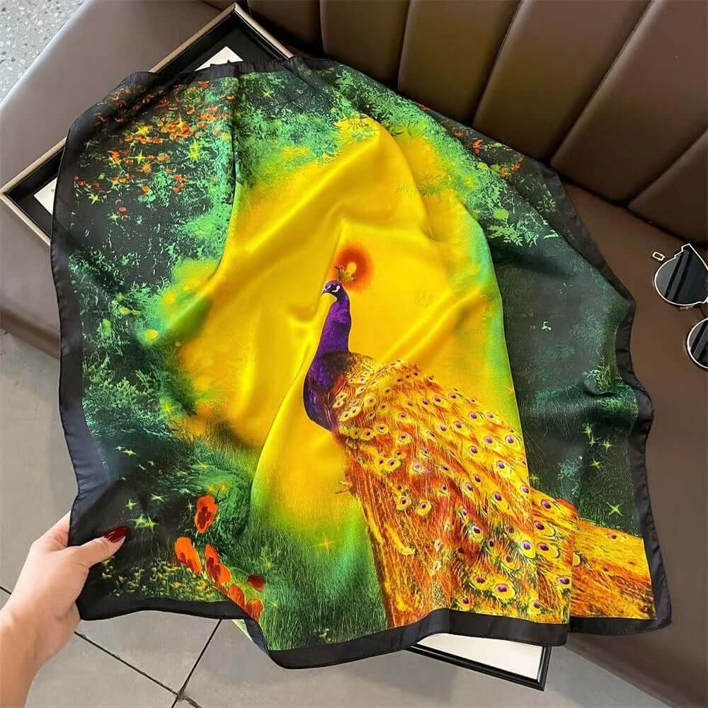 Women's Silk Scarf Sun-protective