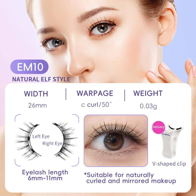 Natural Eyelashes Magnetic Suction