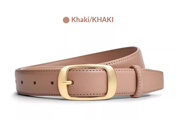 Fashionable Decorative Jeans Belt Made Of Cowhide