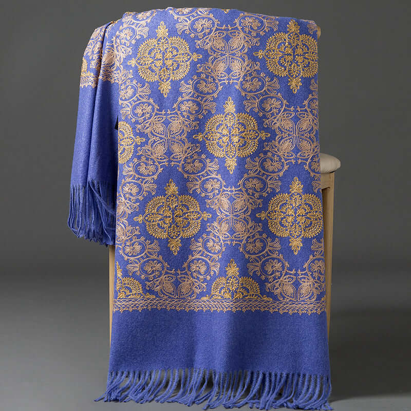 Women's Crown-Embroidered Versatile Scarf