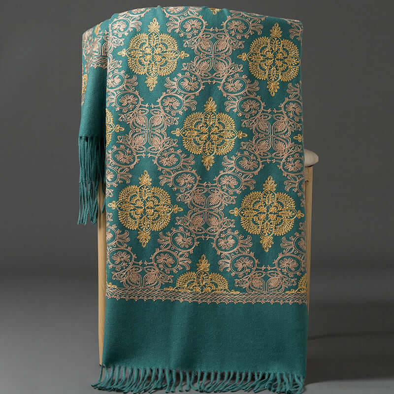 Women's Crown-Embroidered Versatile Scarf