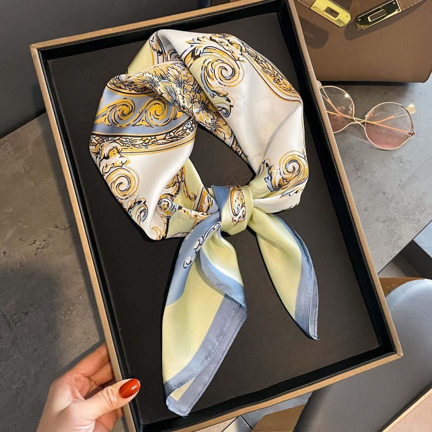 Women's Silk Scarf Sun-protective