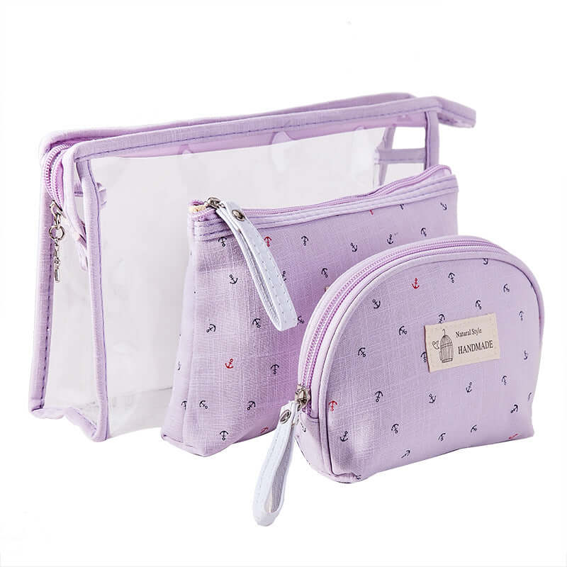 Three-piece Makeup Bag