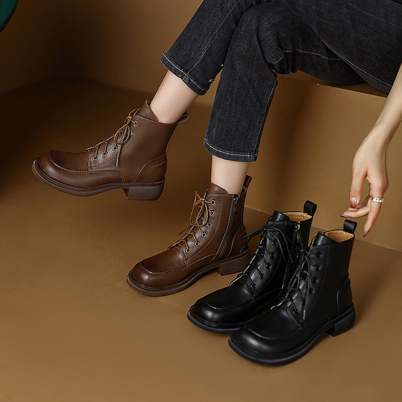 Women Ankle Boots low heel