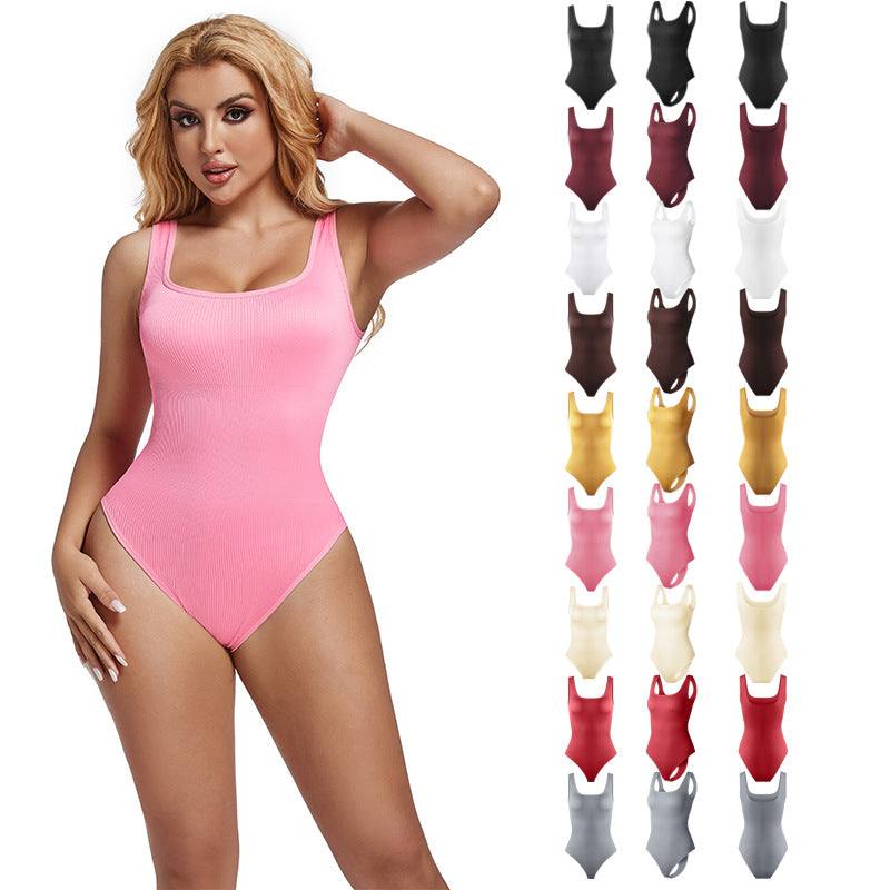Seamless Shapewear Waist-cinching Bodysuit