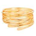 A Set of Six Gold or White Open Alloy Bracelet