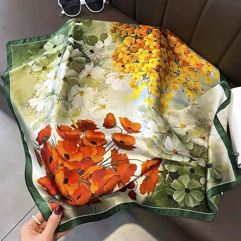 Women's Silk Scarf Sun-protective