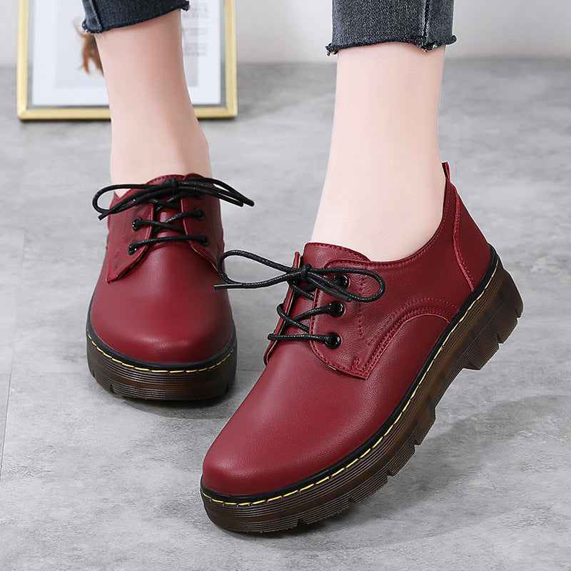 Women's British soft style shoes
