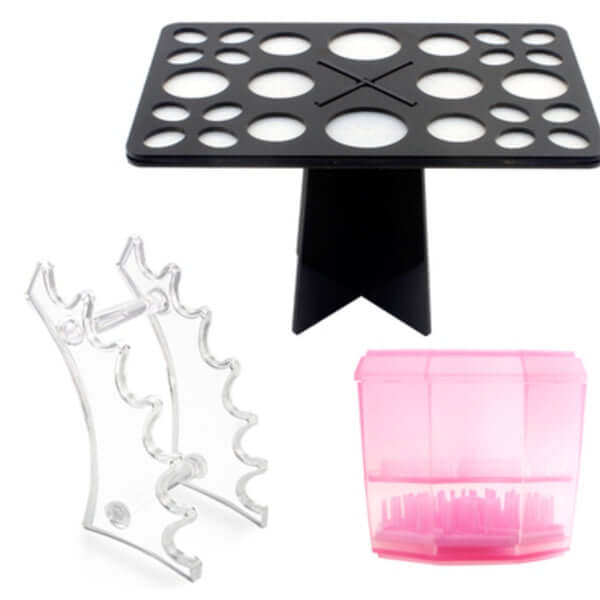 14 Hole Make up Brush Set Dry Rack