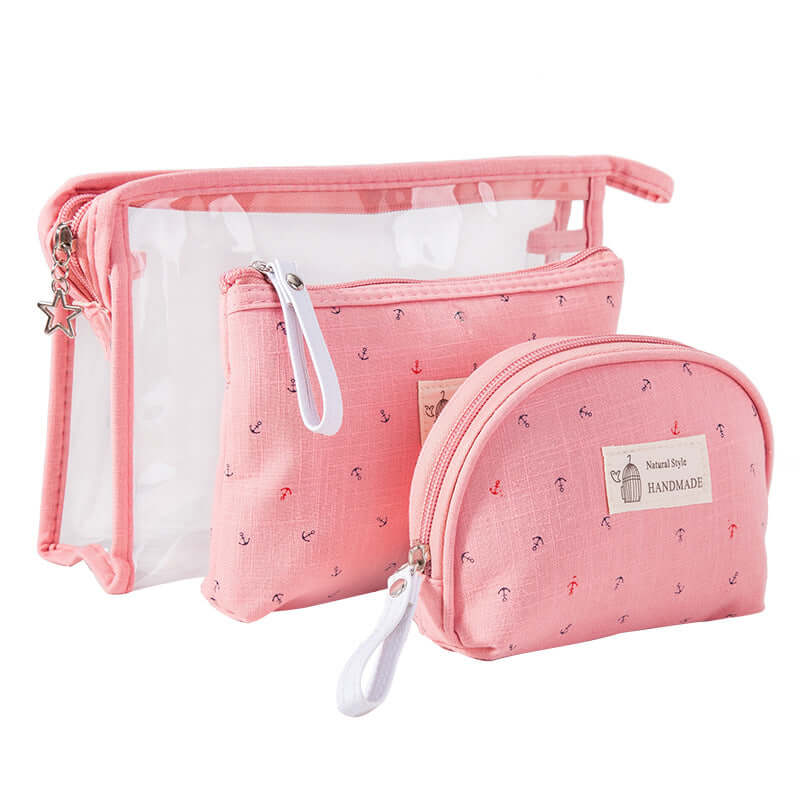Three-piece Makeup Bag