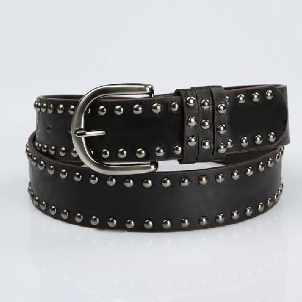 Women's Soft-leather Belt with Pin Buckle