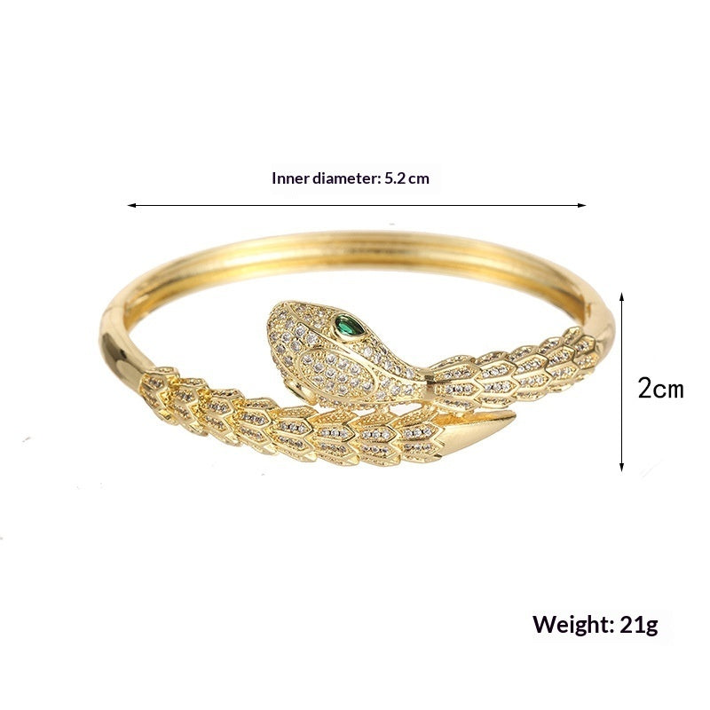 Custom-designed Snake-style Bracelet